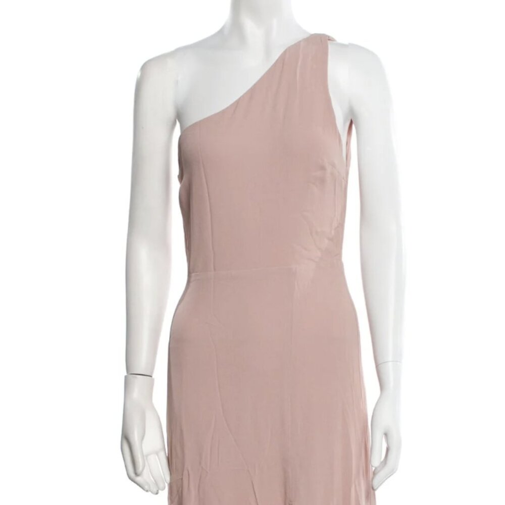 Reformation Women's Tan and Pink dress
